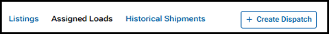 Creating a Load - Central Dispatch