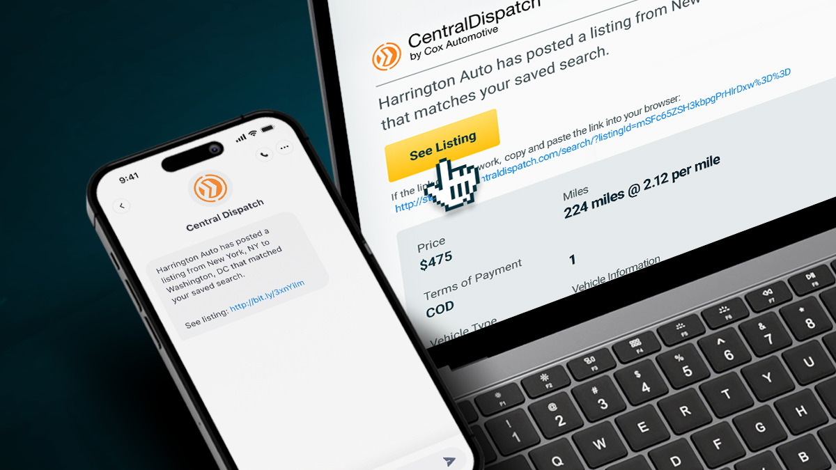 Never miss a load with notifications! - Central Dispatch